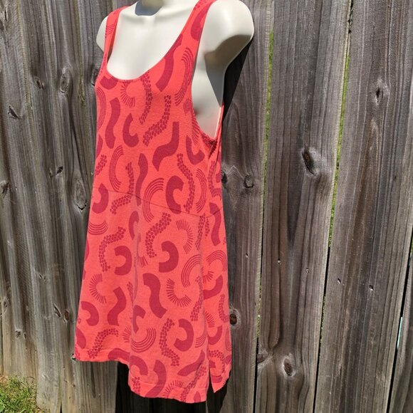 Gudrun Sjoden Sleeveless Ribbed Tank Top Blouse Tunic Medium Slice Rainbow Scoop - Picture 3 of 8